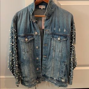 Destroyed Oversized Jean Jacket
